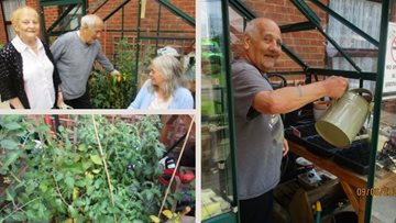 Home-grown tomatoes are a hit at Bishopsgate Lodge care home